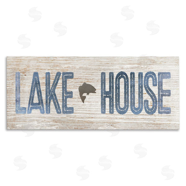 stupell industries Susan Arnot | Lake House with Fish Motif