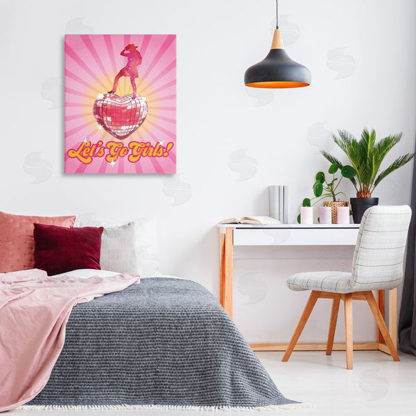 Stupell Industries Susan Arnot | Let's Go Girls Disco Wall Art