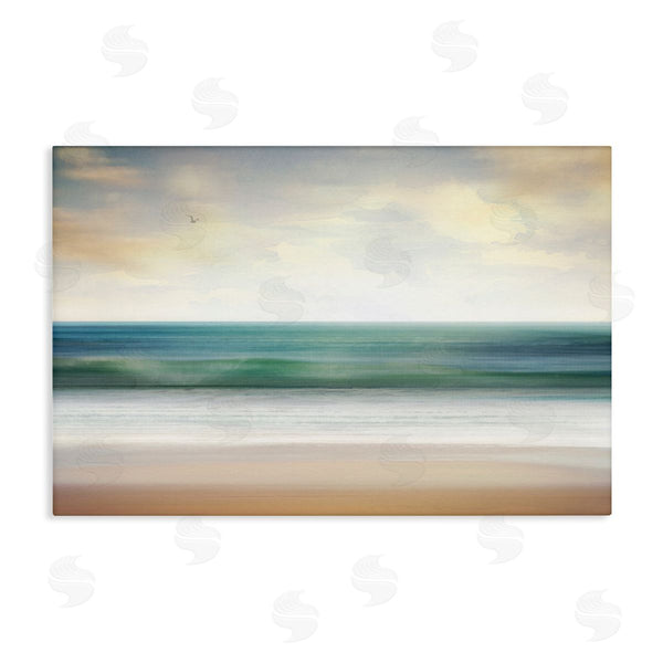 stupell industries Susan Arnot | Lone Seagull Over Beach Wall Art