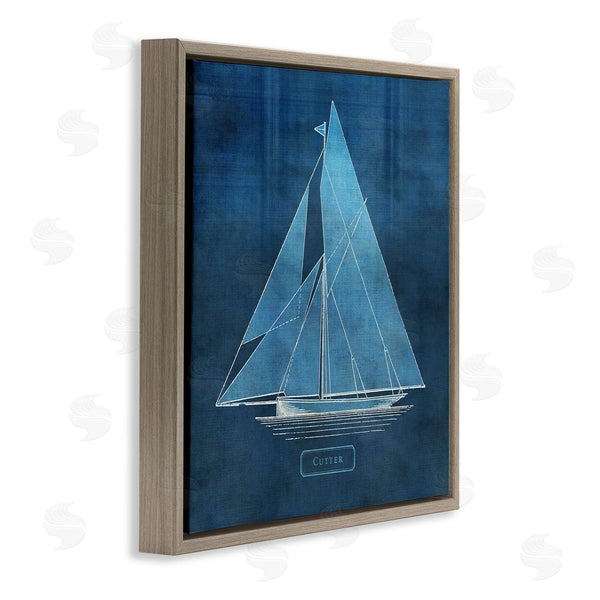 Stupell Industries Susan Arnot | Maritime Cutter Sailboat