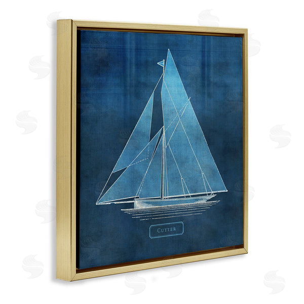 Stupell Industries Susan Arnot | Maritime Cutter Sailboat