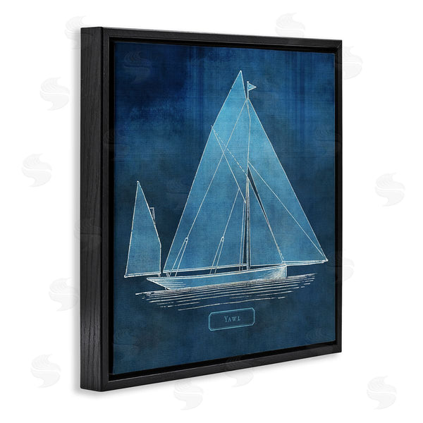 Stupell Industries Susan Arnot | Maritime Yawl Sailboat