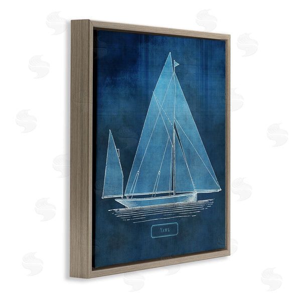 Stupell Industries Susan Arnot | Maritime Yawl Sailboat