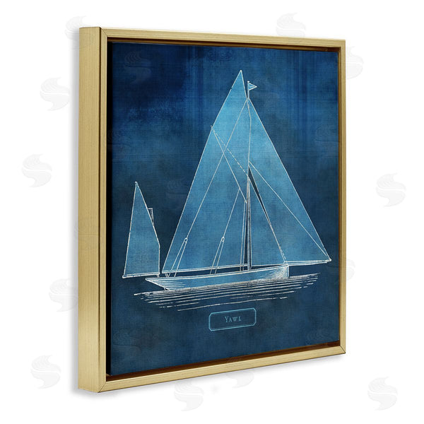 Stupell Industries Susan Arnot | Maritime Yawl Sailboat