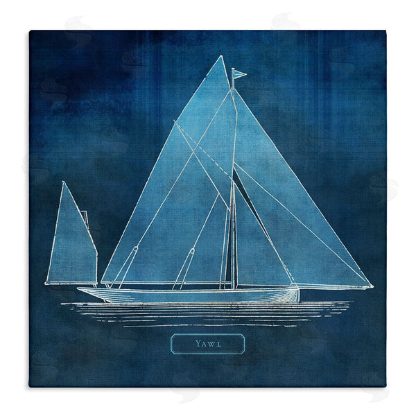 stupell industries Susan Arnot | Maritime Yawl Sailboat