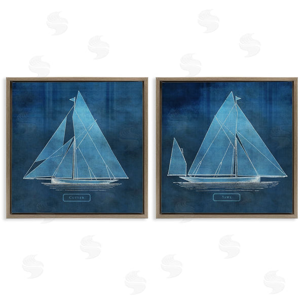 Stupell Industries Susan Arnot | Nautical Sailboat Vessels Duo