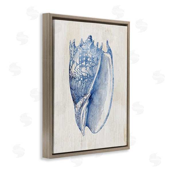 Stupell Industries Susan Arnot | Nautical Soft Blue Conch Wall Art