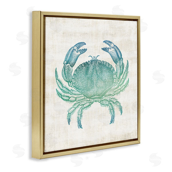 Stupell Industries Susan Arnot | Ombre Crab Impression