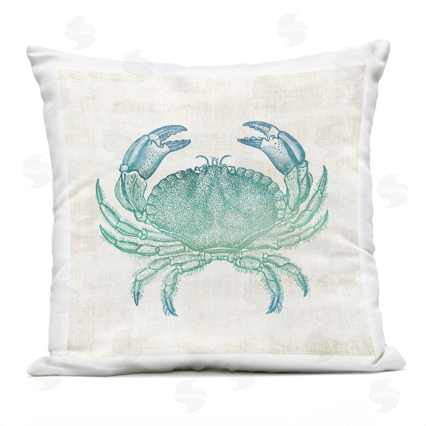 Stupell Industries Susan Arnot | Ombre Crab Impression Printed Throw Pillow