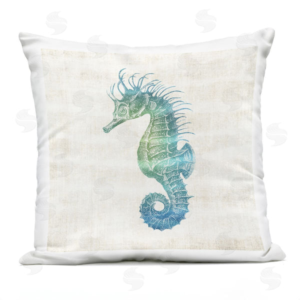 Stupell Industries Susan Arnot | Ombre Seahorse Expression Printed Throw Pillow
