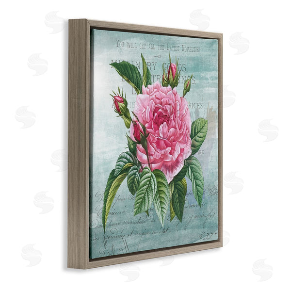 Stupell Industries Susan Arnot | Pink Dahlia Over Rustic