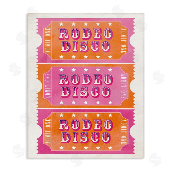 stupell industries Susan Arnot | Rodeo Disco Ticket Stubs