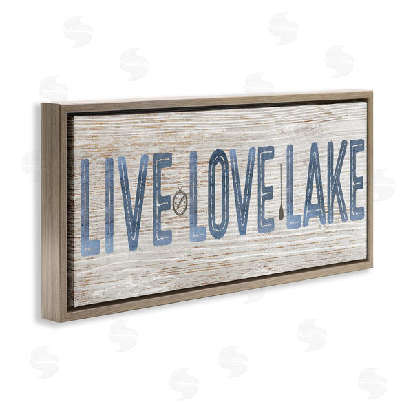 Stupell Industries Susan Arnot | Rustic Live Love Lake