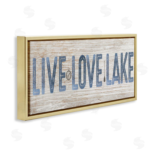Stupell Industries Susan Arnot | Rustic Live Love Lake