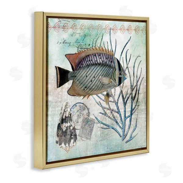 Stupell Industries Susan Arnot | Sea Life With Vintage Accents