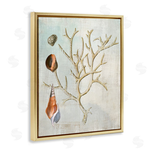 Stupell Industries Susan Arnot | Seashells And Coral Branch