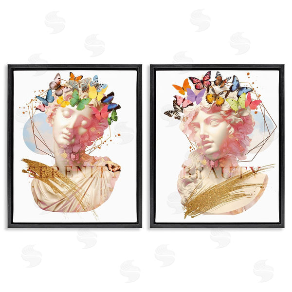 Stupell Industries Susan Arnot | Serenity & Beauty Glam Collages