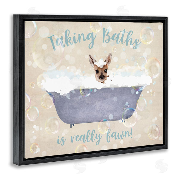Stupell Industries Susan Arnot | Taking Baths Is Fawn