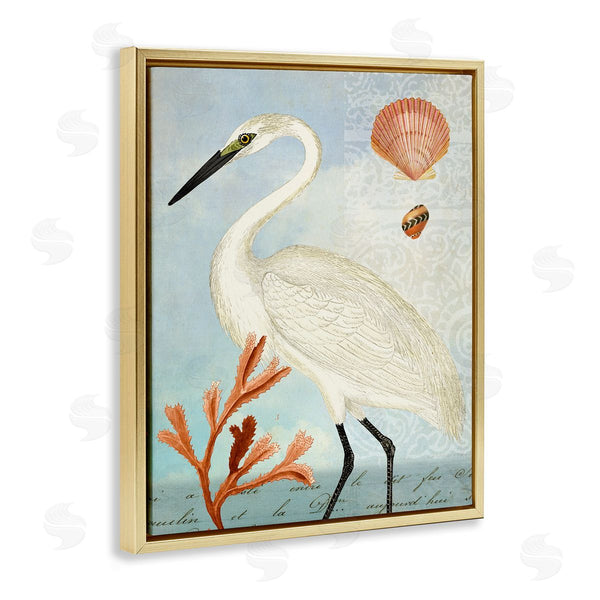 Stupell Industries Susan Arnot | Traditional Egret Aquatic Motif