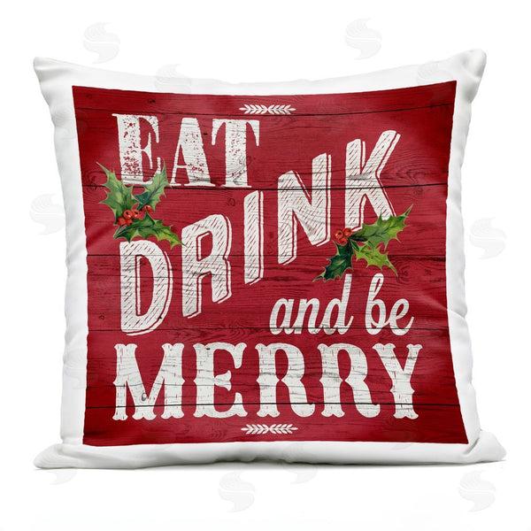 Stupell Industries Susan Arnot | Vintage Be Merry Printed Throw Pillow