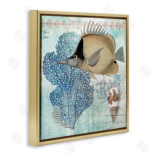 Stupell Industries Susan Arnot | Vintage Style Sea Life