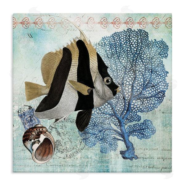 stupell industries Susan Arnot | Vintage Tropical Fish Collage