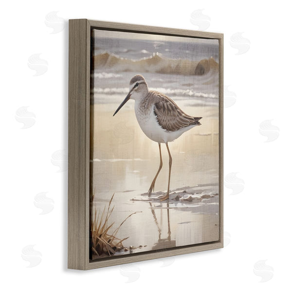 Stupell Industries Susan Arnot | Wading Beach Sandpiper