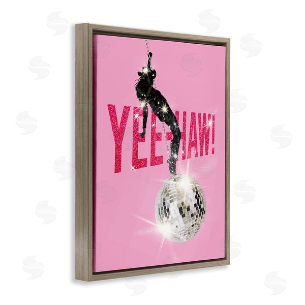 Stupell Industries Susan Arnot | Yeehaw Disco Cowgirl Wall Art