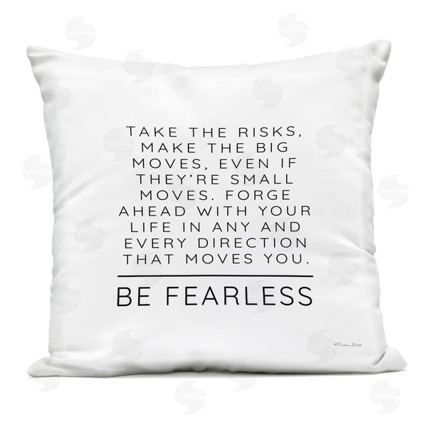 Stupell Industries Susan Ball | Be Fearless Inspirational Printed Throw Pillow