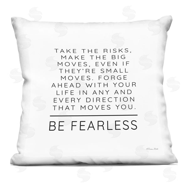 stupell industries Susan Ball | Be Fearless Inspirational Printed Throw Pillow
