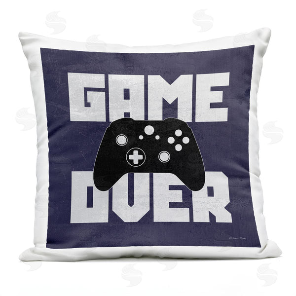 Stupell Industries Susan Ball | Bold Game Over Controller Printed Throw Pillow