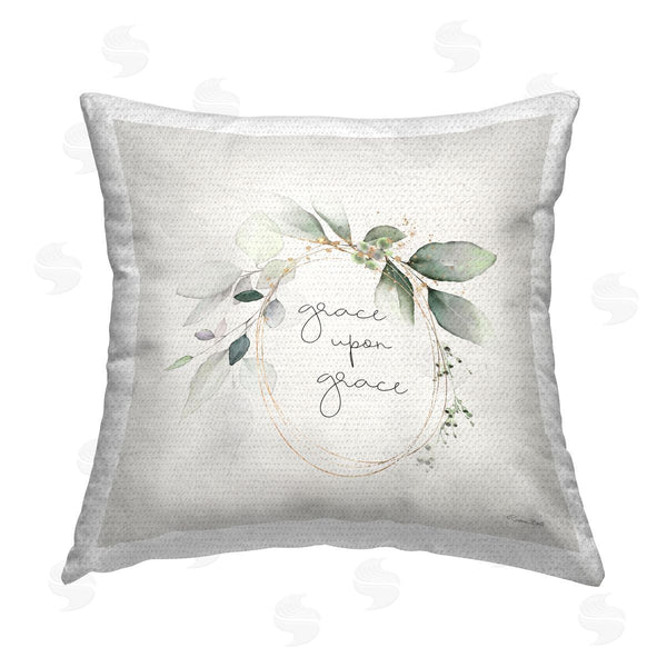 Stupell Industries Susan Ball | Botanical Grace Phrase Printed Throw Pillow