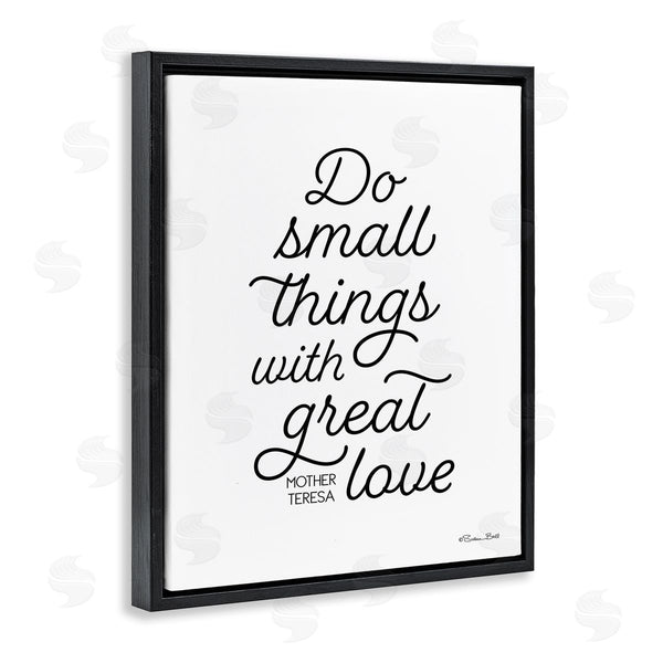 Stupell Industries Susan Ball | Do Things With Love Mother Theresa Motivational Proverb Wall Art