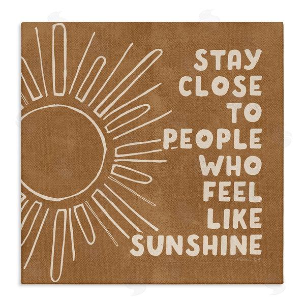 stupell industries Susan Ball | Feel Like Sunshine Supportive Friendship Boho Sun Rays Wall Art