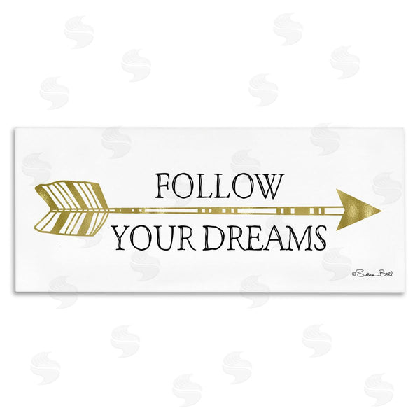 stupell industries Susan Ball | Follow Your Dreams with Arrow Wall Art