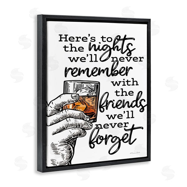 Stupell Industries Susan Ball | Funny Drinking With Friends Wall Art