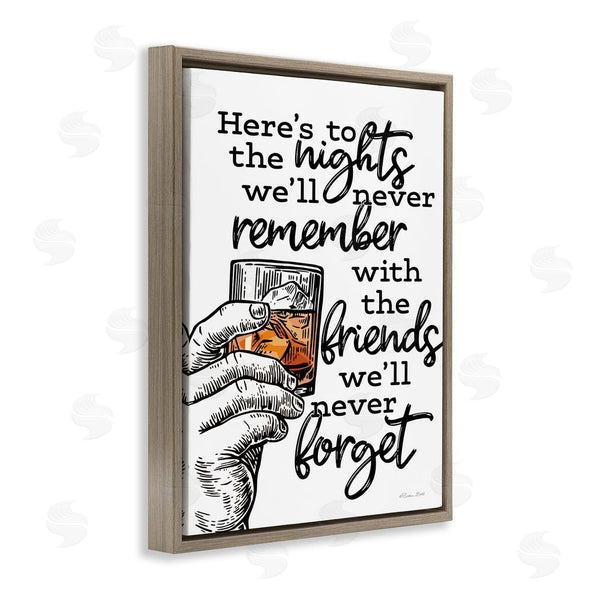 Stupell Industries Susan Ball | Funny Drinking With Friends Wall Art