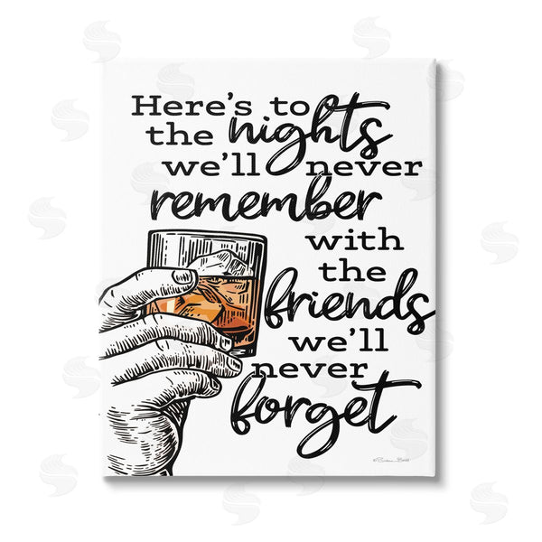 stupell industries Susan Ball | Funny Drinking with Friends Wall Art