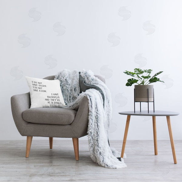 Stupell Industries Susan Ball | Funny Ducks & Squirrels Printed Throw Pillow