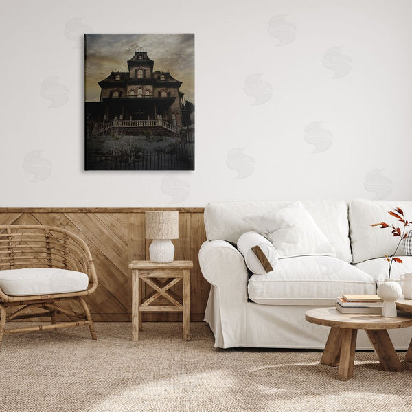 Stupell Industries Susan Ball | Haunted House Landscape Wall Art