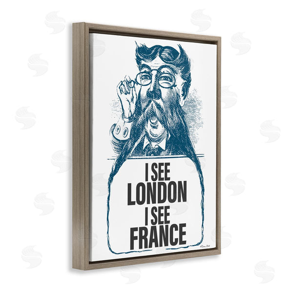 Stupell Industries Susan Ball | I See London & France Wall Art