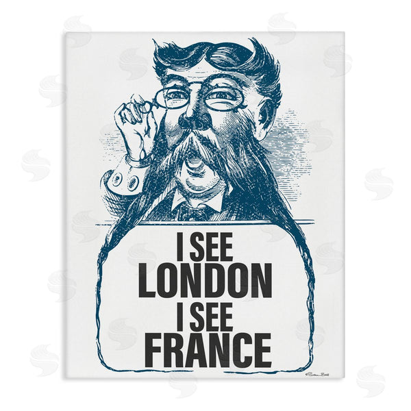 stupell industries Susan Ball | I See London & France Wall Art