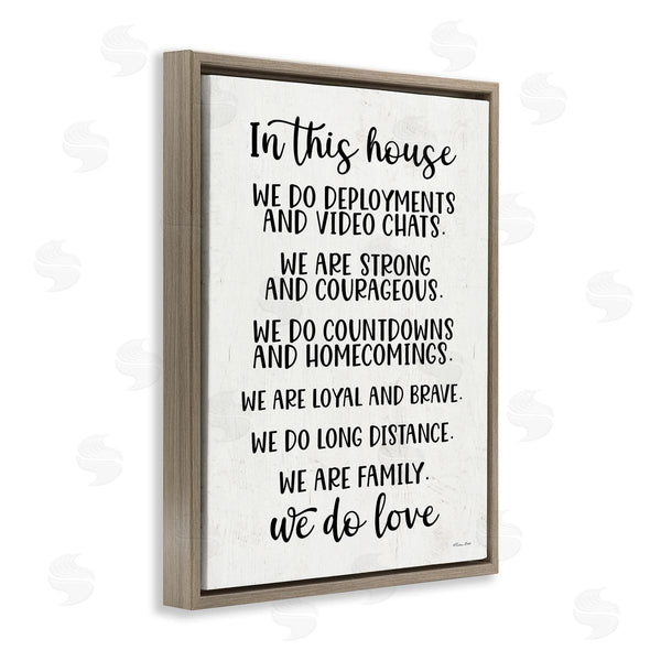 Stupell Industries Susan Ball | In This House We Do Love Long Distance Family Sign Wall Art