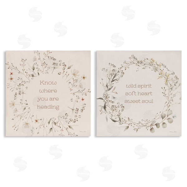 stupell industries Susan Ball | Inspiring Soft Wreaths with Phrases