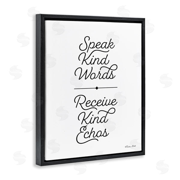 Stupell Industries Susan Ball | Kind Words Receive Tender Echoes Reap Consequences Proverb Wall Art