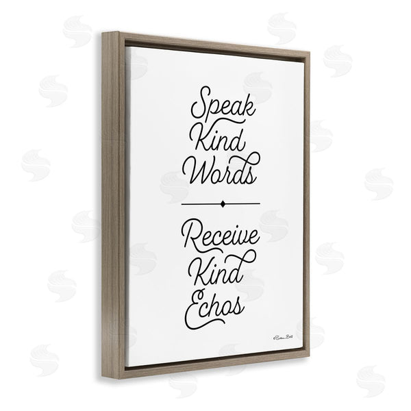 Stupell Industries Susan Ball | Kind Words Receive Tender Echoes Reap Consequences Proverb Wall Art
