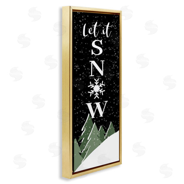 Stupell Industries Susan Ball | Let It Snow Winter Scene Wall Art