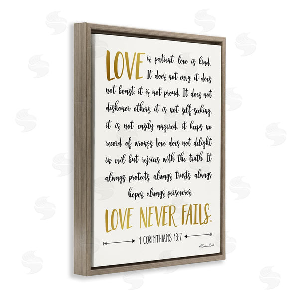 Stupell Industries Susan Ball | Love Is Patient Psalm