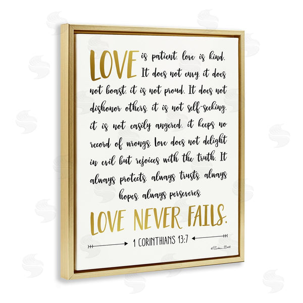 Stupell Industries Susan Ball | Love Is Patient Psalm