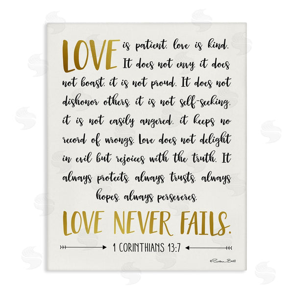 stupell industries Susan Ball | Love Is Patient Psalm